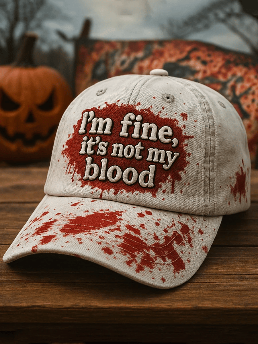 Unisex Halloween Print Hat