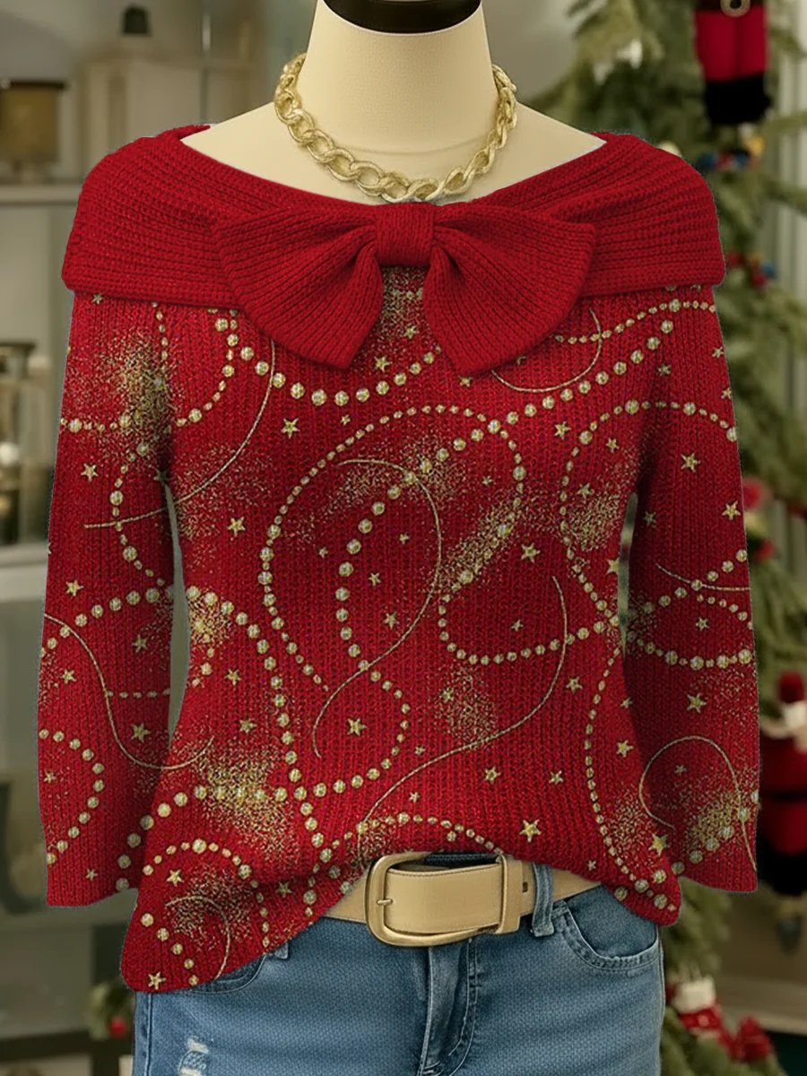 Women's Christmas Print Top