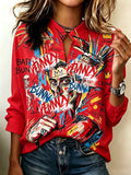 Women's Creative Leisure Print Shirt