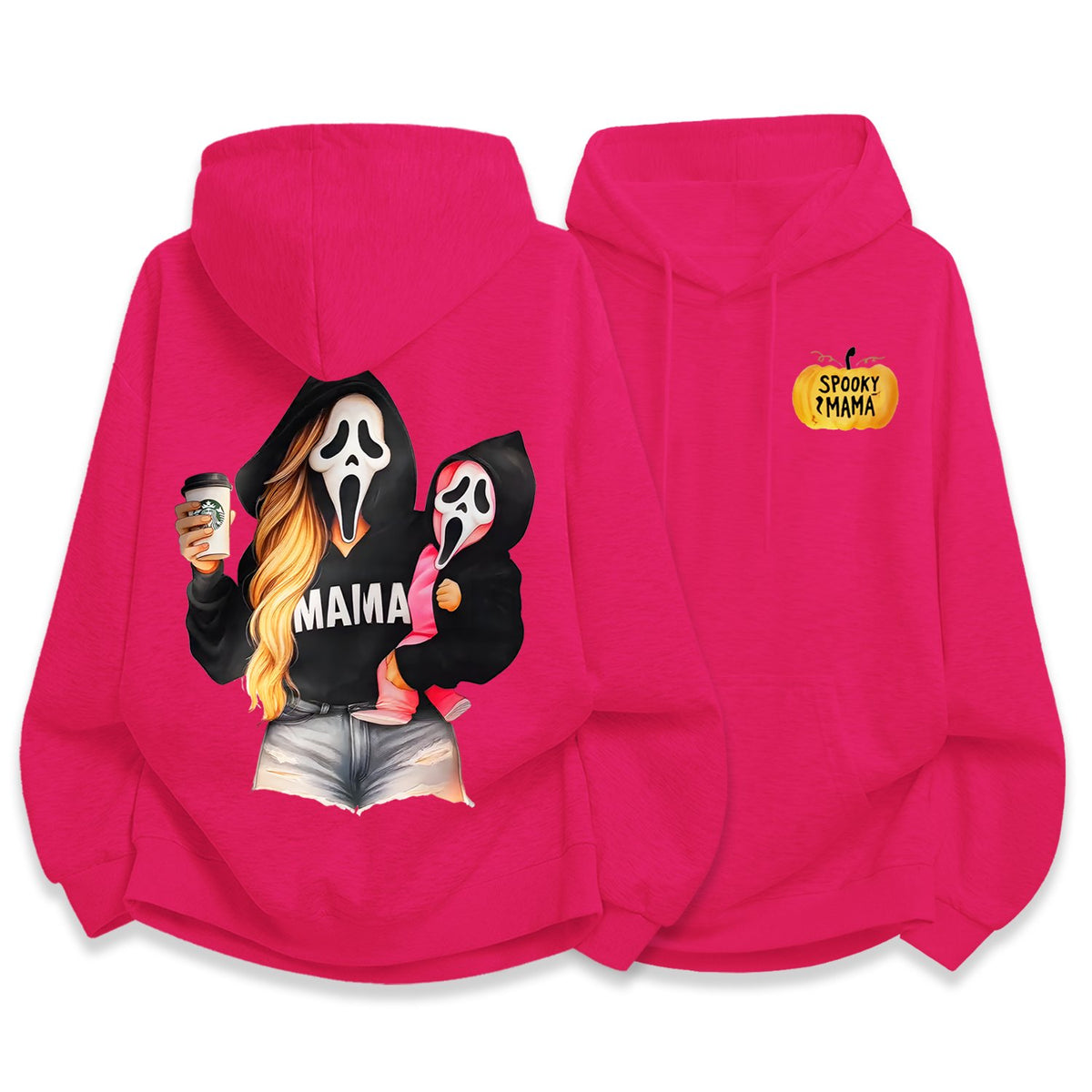 Funny Mama Halloween Art Print Hoodie
