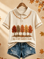 Women's Fall Is My Favorite Color Print T-shirt