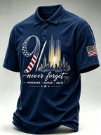 Men's 9.11 Never Forget Print Casual Top