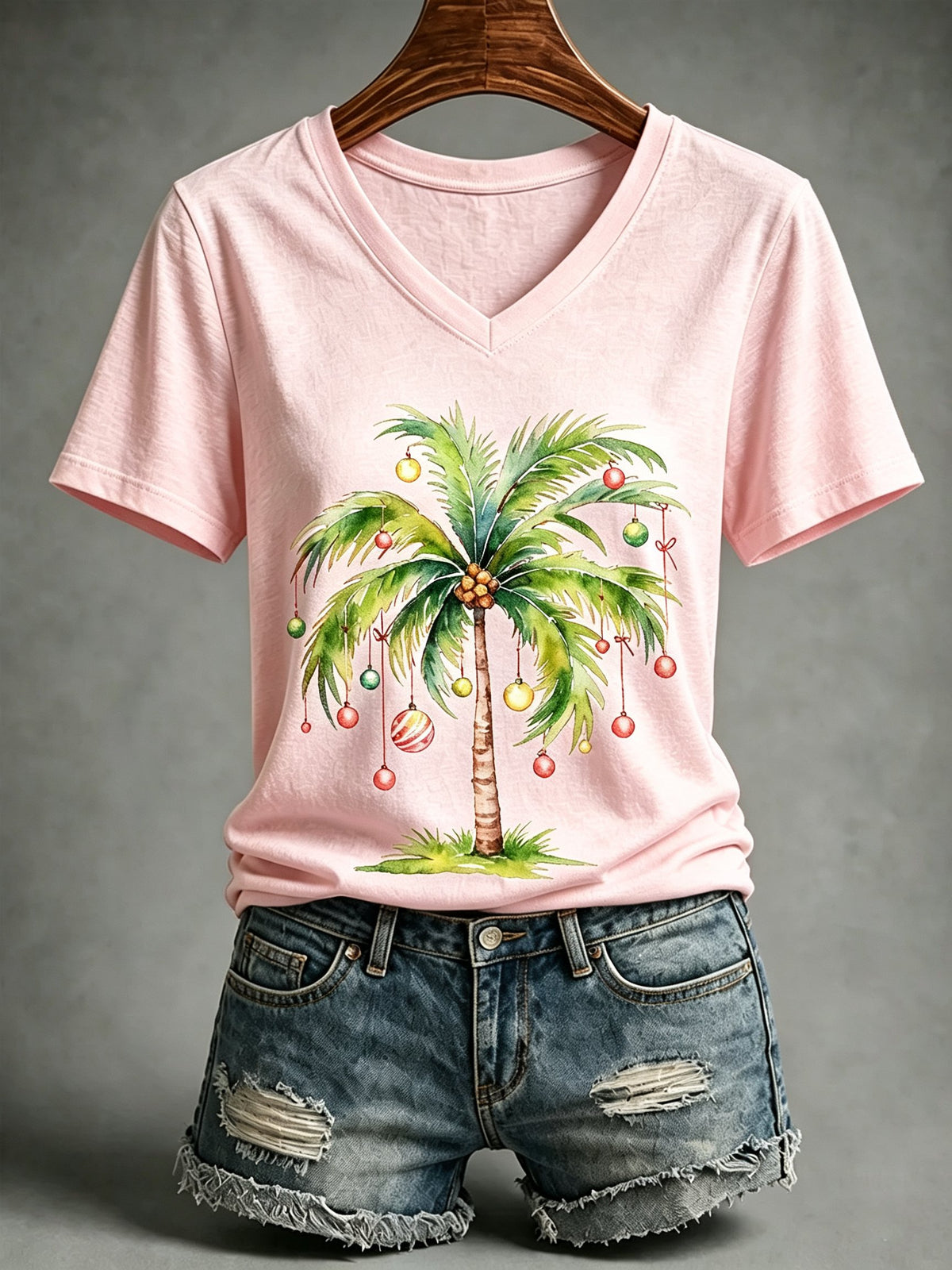 🔥🔥2nd 50% Off 🔥🔥Women's Christmas Print T-Shirt