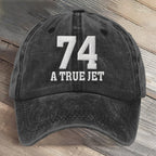 A True Jet 74 Football Art Printed Cap