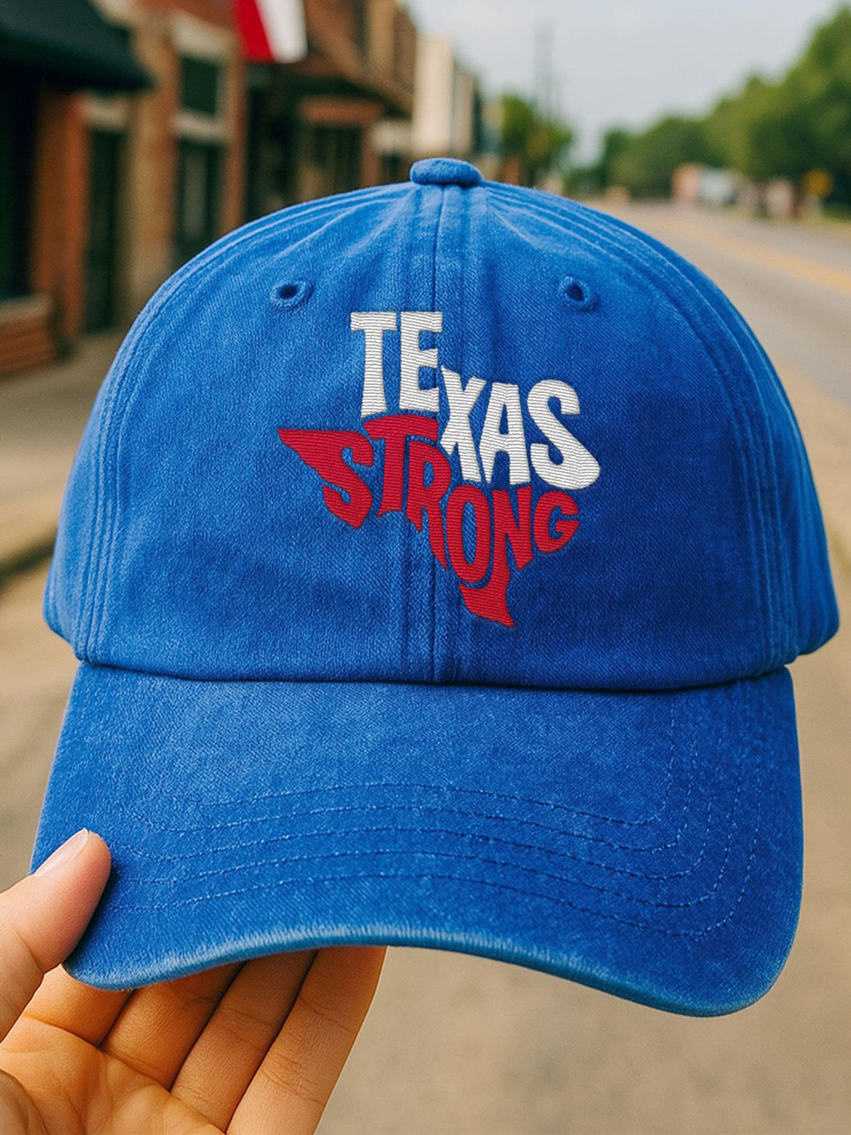 Unisex Texas Strong Print Hat
