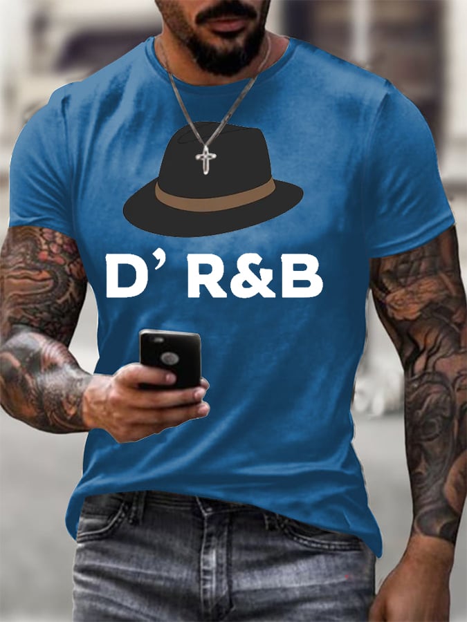 Men's  Neo Soul Printed Casual T-shirt