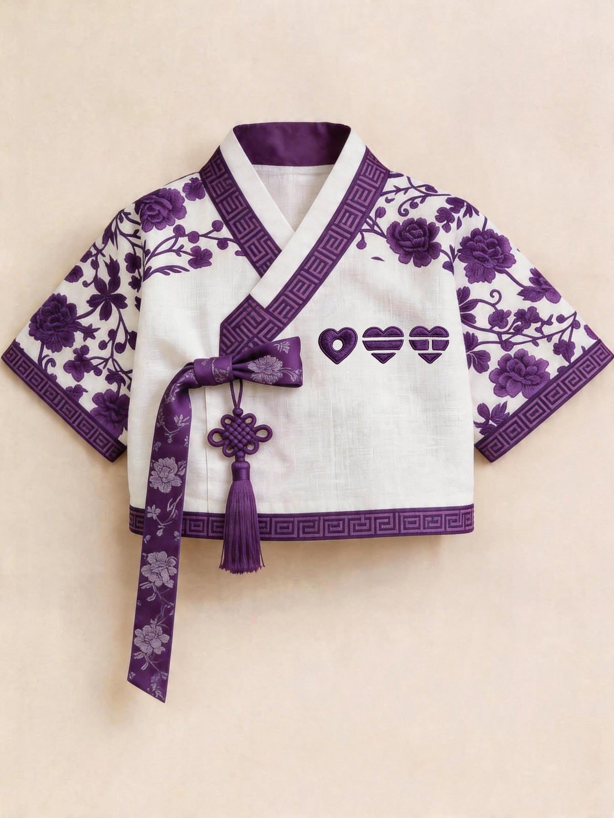 Women Concert-Inspired Jeogori Hanbok Top With Tassel