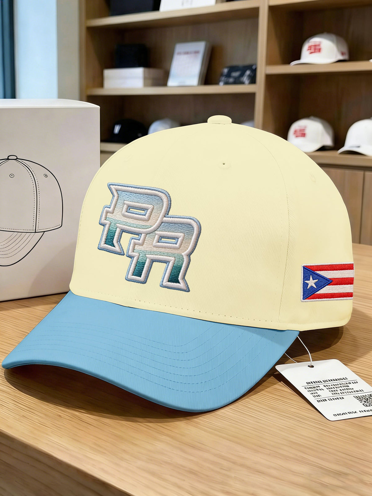 Unisex Casual PR Printed Baseball Cap