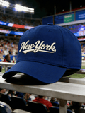 Retro Baseball Cap With Baseball Fan Design