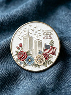 Unisex 9/11 25th Anniversary We Will Never Forget Brooch