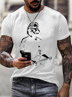 Men's Print Casual Printed T-shirt