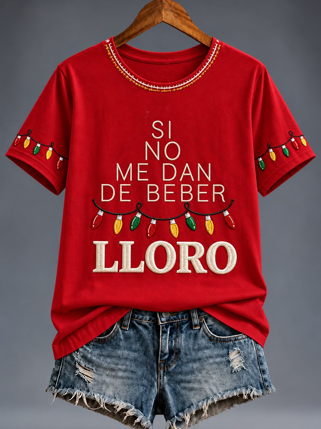 Women'S  Puerto Rico Christmas Print T-Shirt