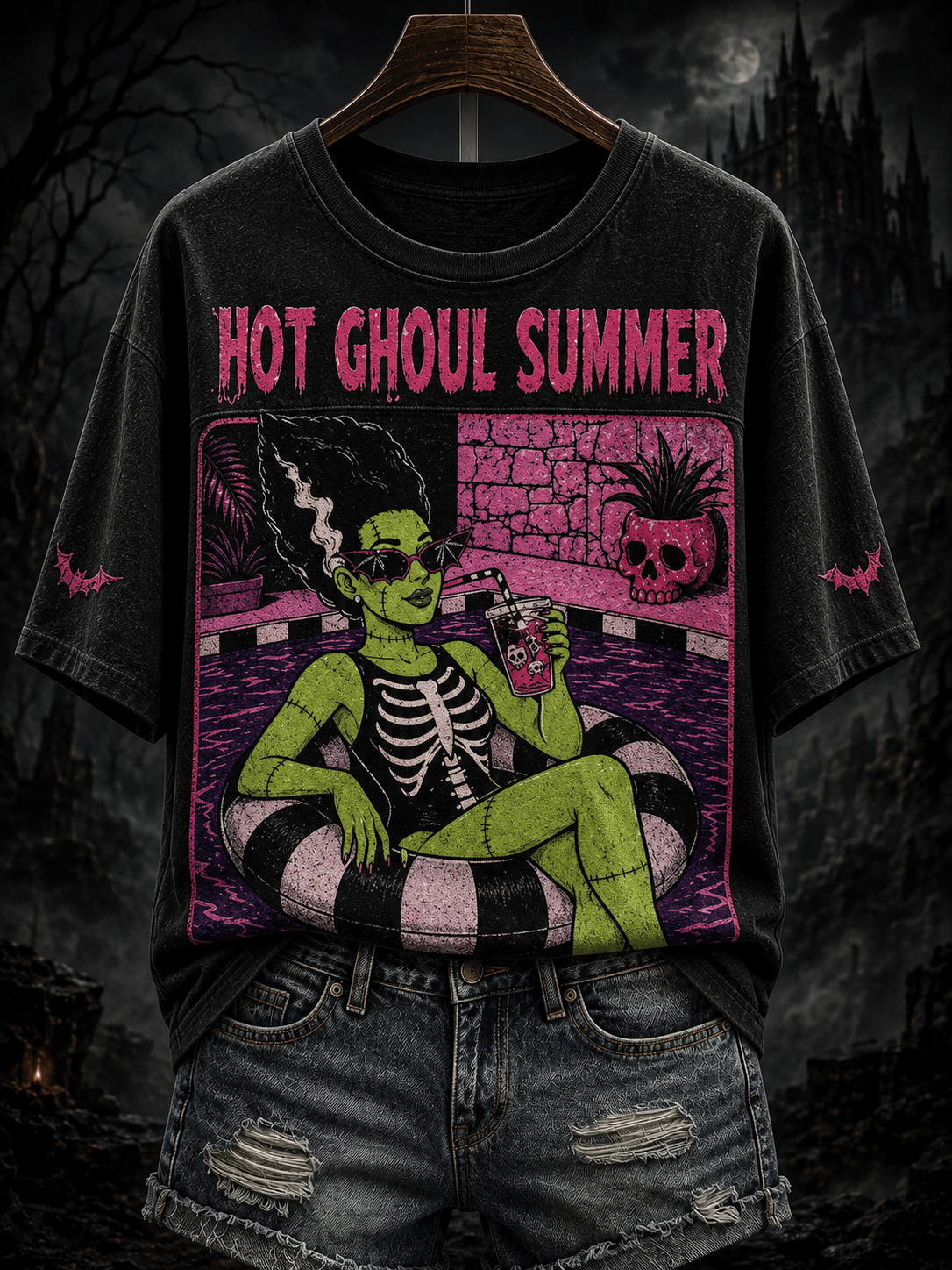 Women's Quirky Summer Aesthetic Printed Top