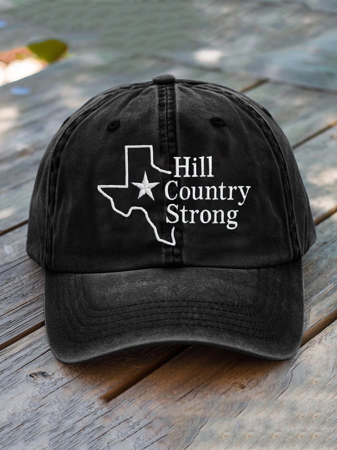 Texas Strong Hill Country Printed Hat for Men and Women