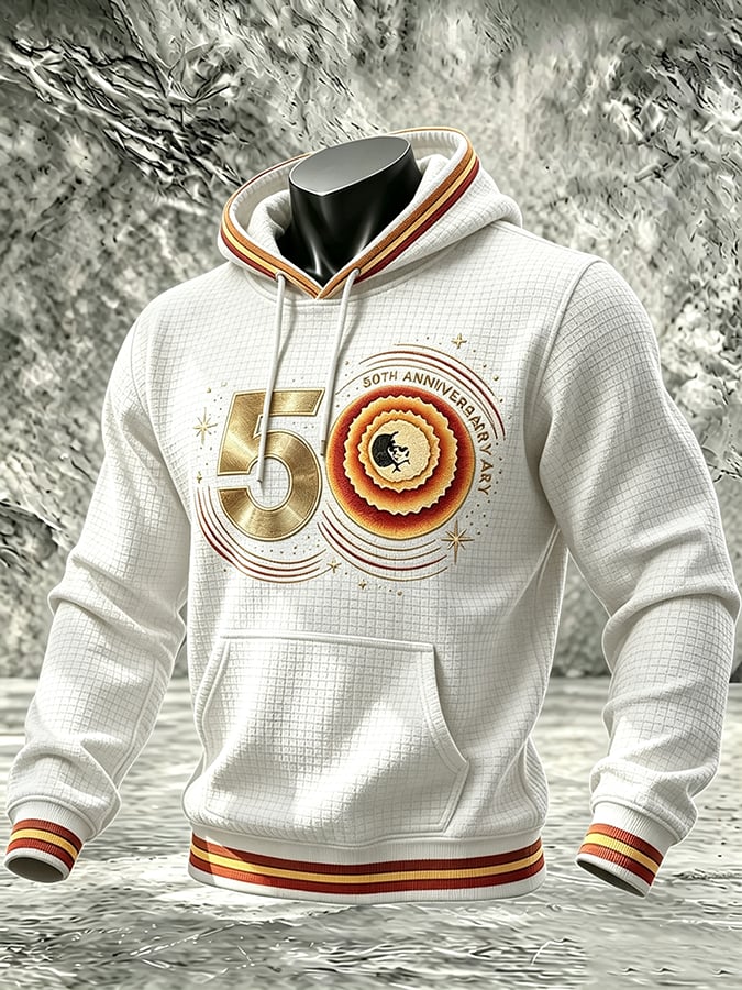 Men'S Singer Tour Casual Printed Hoodie