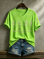 Women's Print Round Neck T-shirt