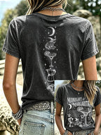 Women's Midnight Margaritas Print Casual T-shirt