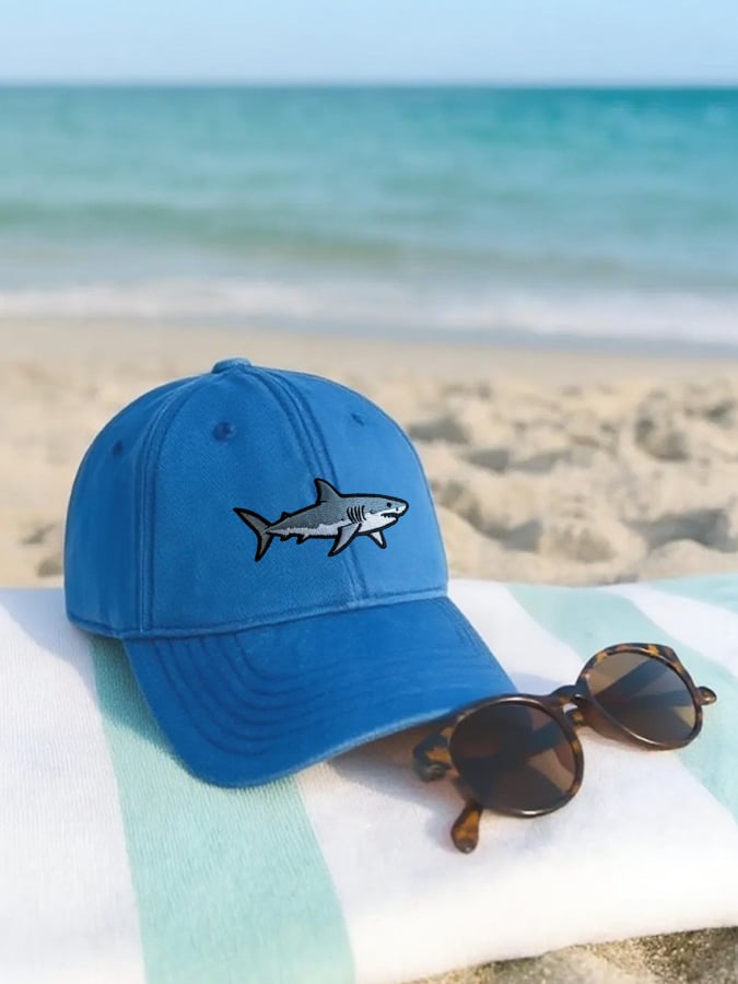 Unisex Great White Shark Baseball Cap