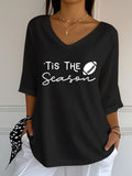 Women's That's My Granddaughter Out There Print Casual T-shirt