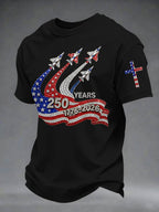 Men's America 250 Years 1776-2026 Printed T-Shirt