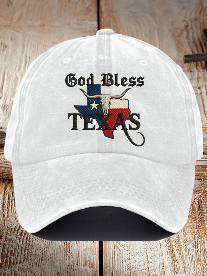 Unisex God Blessed Texas Print Baseball Cap