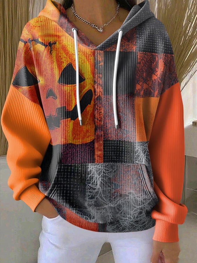 Women's Halloween Printed Casual Sweatshirt