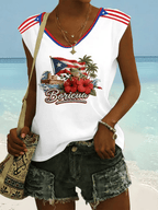 Women's Puerto Rico Print Vest