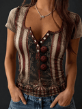 Women's Halloween Clown Costume Top
