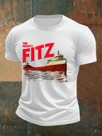 Men's The Mighty Fitz Print Casual T-Shirt