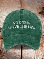 Unisex No One Is Above The Law Baseball Cap