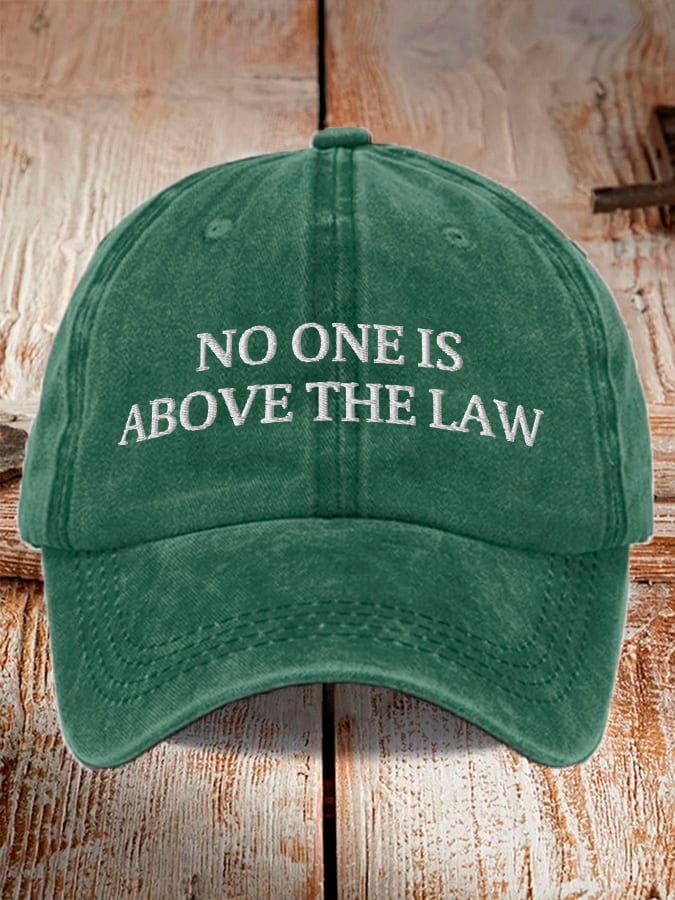 Unisex No One Is Above The Law Baseball Cap