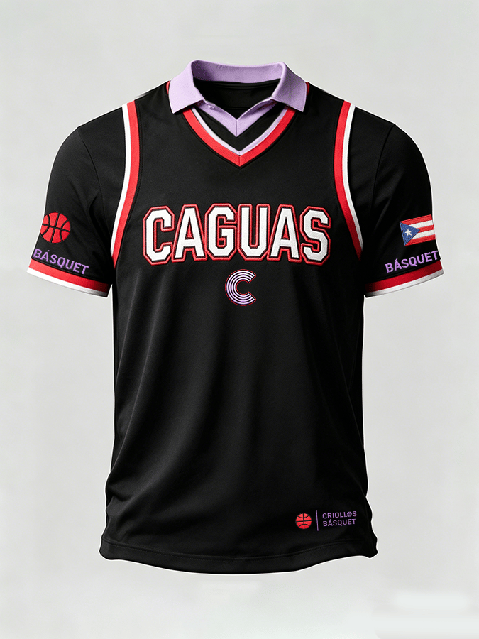 🔥🔥2nd 50% Off 🔥🔥Men's Puerto Rican Basketball Printed Casual T-shirt