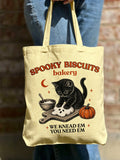 Halloween-themed casual canvas bag (with shoulder strap zipper)