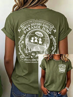 Women's There's A Little Witch In All Of Us Print Casual T-shirt