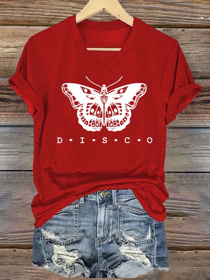 Women's Singer-Print Casual Short-Sleeved T-Shirt