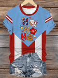 Puerto Rico Singer Hohoho Benito Bowl Printed T-shirts
