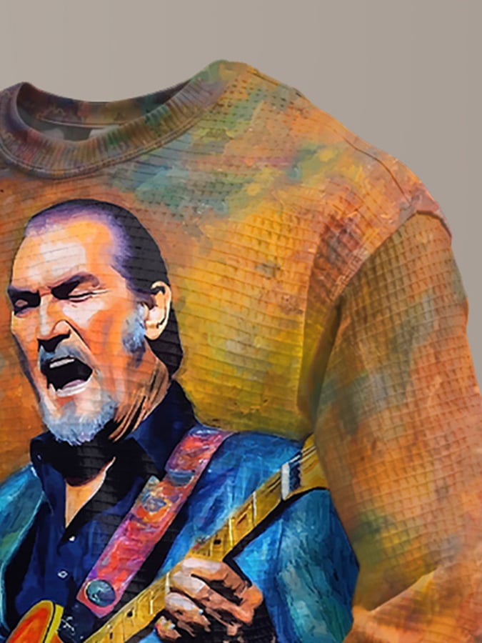 Men's Retro Steve Print T-Shirt