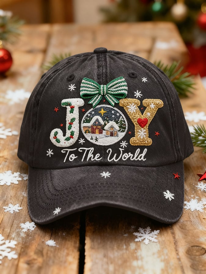 Unisex Casual Christmas Jesus Washed Cotton Hat