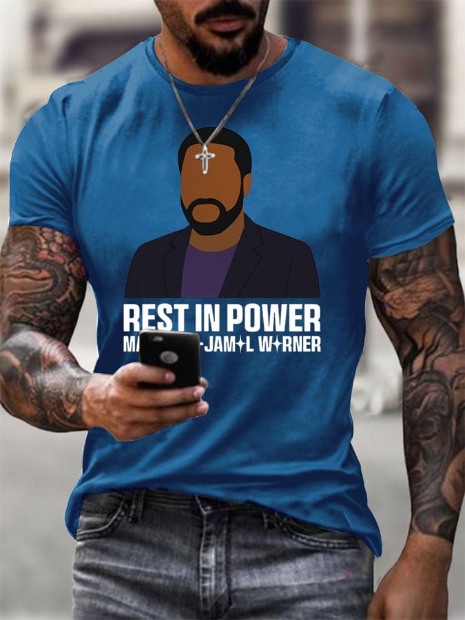 Men's Commemorate Printed Casual T-Shirt
