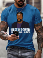 Men's Commemorate Printed Casual T-Shirt