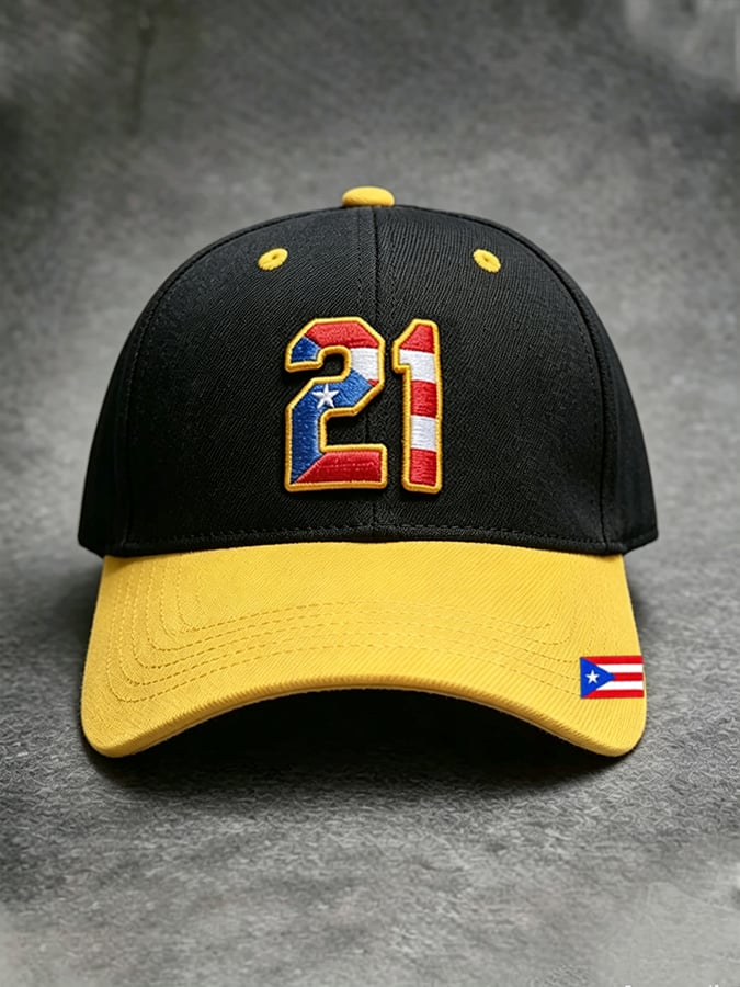Unisex Puerto Rico Baseball Cap