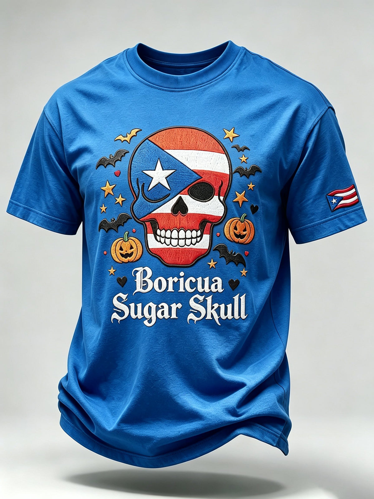 Men's Halloween in Puerto Rico Print Short-Sleeve T-Shirt