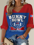 Puerto Rico Printed Long Sleeve Top