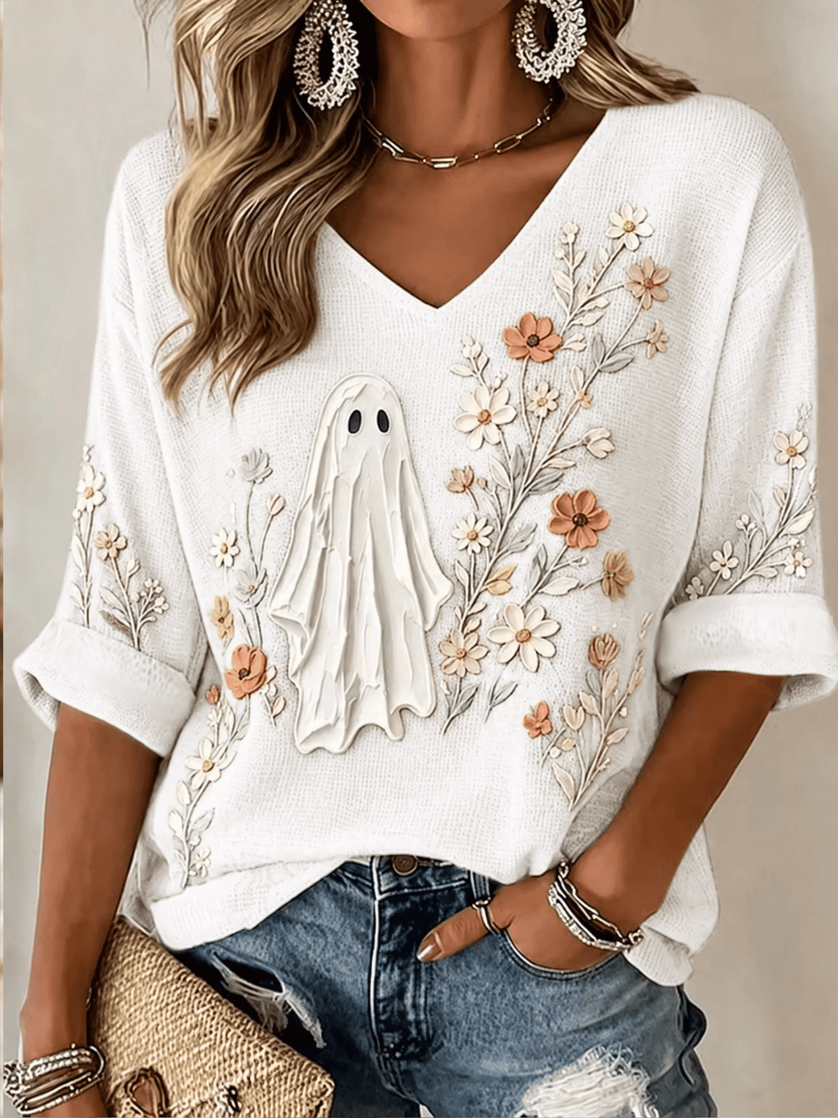 Women'S Casual Printed Top