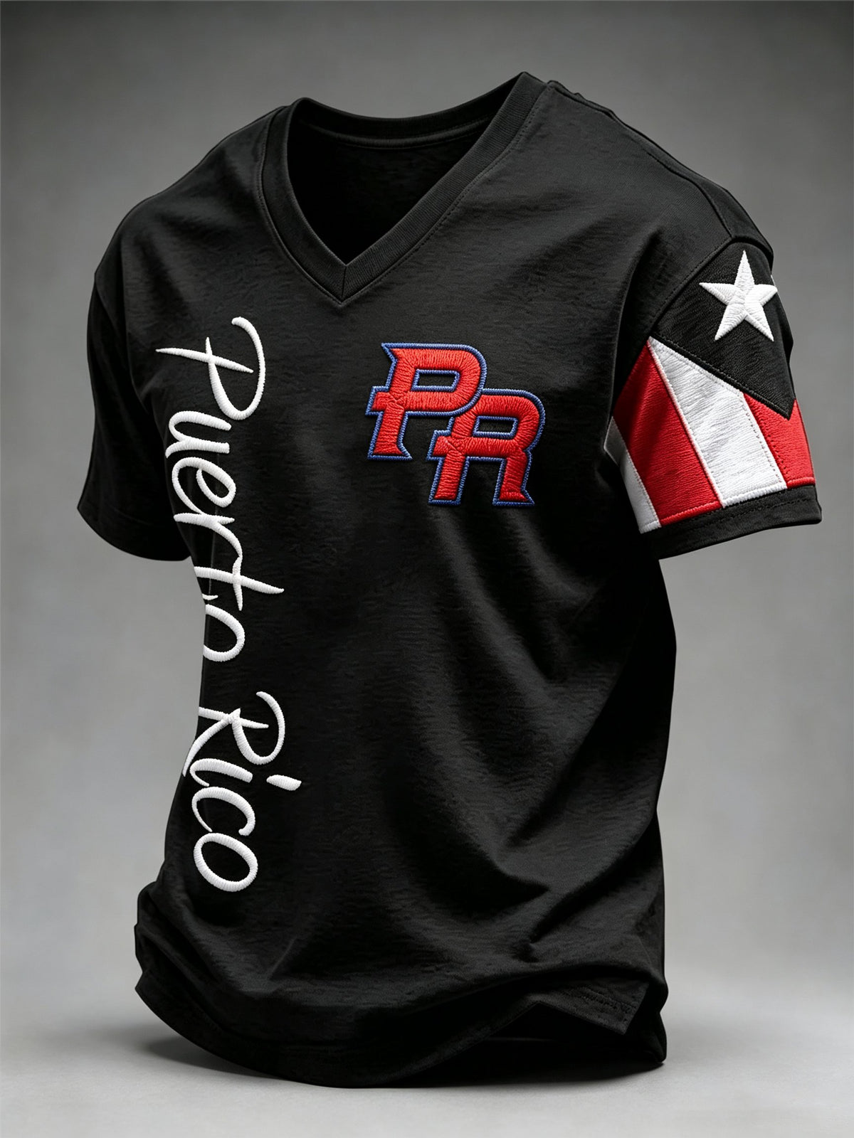 Men's Puerto Rico Print Short-Sleeve T-Shirt