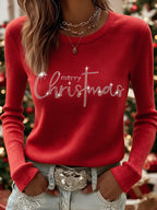🔥🔥2nd 50% Off 🔥🔥Women's Christmas-themed Art Print Top