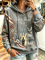 Women's Never Forget September 11 Print Top