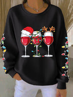 Women's Christmas Print Casual Sweatshirt