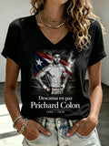 Women's Casual Art-Print T-Shirt