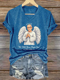 Women's Casual Printed Short-Sleeve T-Shirt